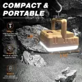 Bulbo de campamento LED recargable portátil con conectividad USB para aventuras al aire libre