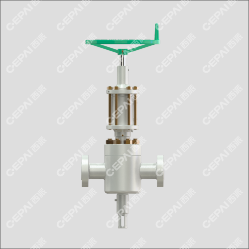 Hand operated flat valve