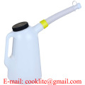 2 Litre Mechanic/Garage Oil/Petrol/Diesel/Liquid Plastic Measuring Jug Pourer