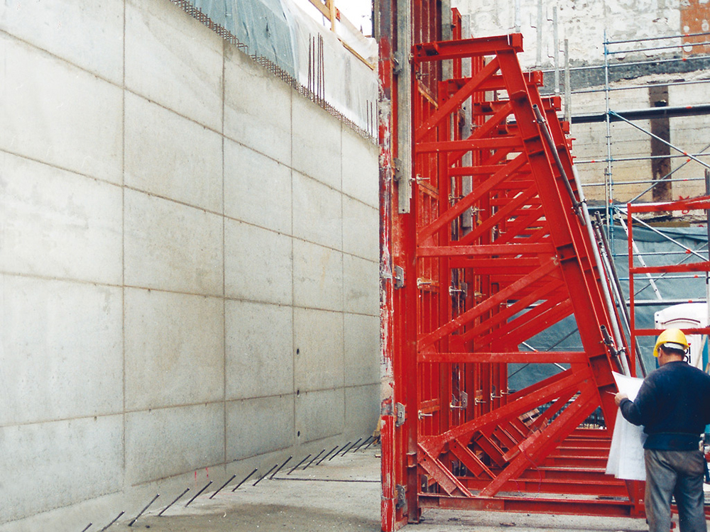 Einseitige Stahlstütze für den Hochbau