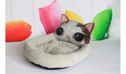 cartoon warm cat litter mattress pet nest