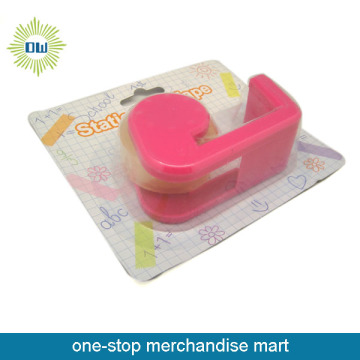 1PC stationery tape with 1pc tape dispenser set