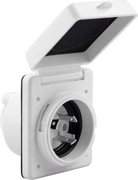 NEMA L5-30P 30AMP RV Power Inlet لمقطورات العربة - 125 فولت
