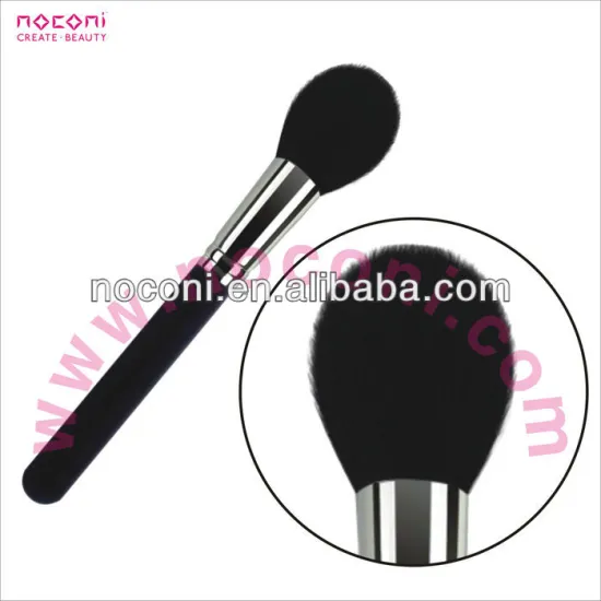 fashional powder brush with synthetic black hair