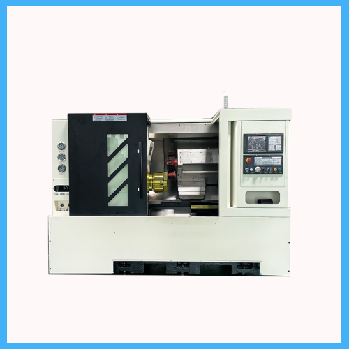 Torno CNC integrado de bancada inclinada para torneado y taladrado