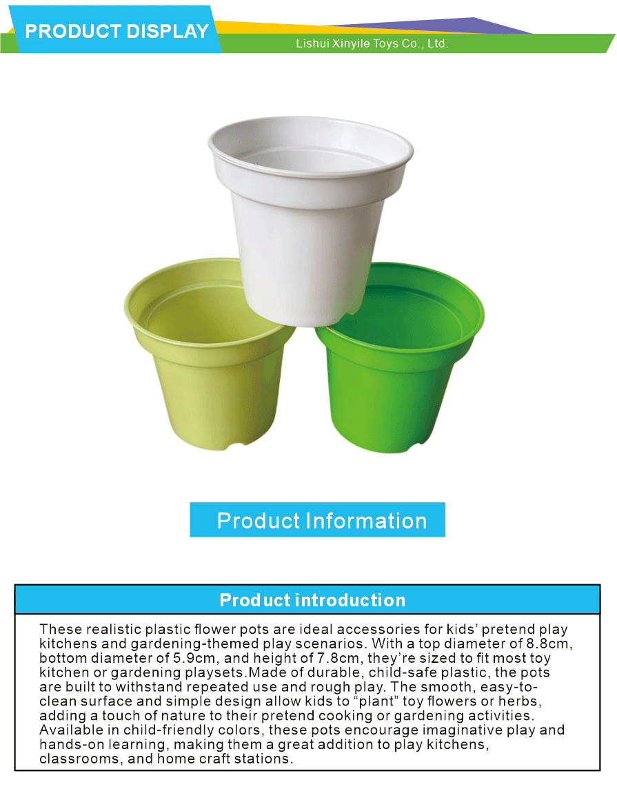 child toy flower pot accessory