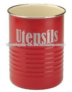 Round utensil holder