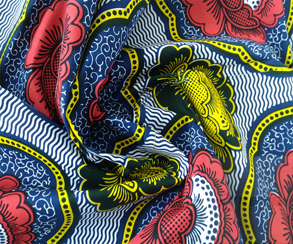 Fashionable Novel Patterns Cotton Wax Printed Fabric