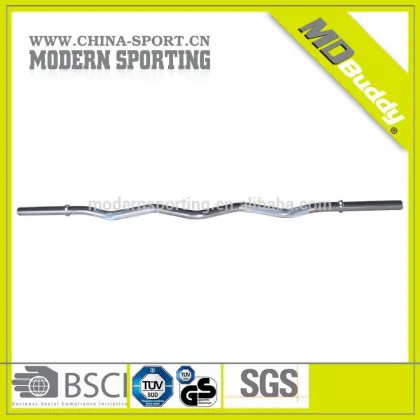 high quality chromed ez curl bar