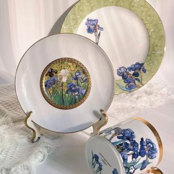 Iris Blossom High-End Porcelain Dinnerware