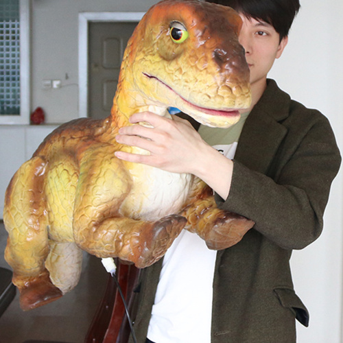 Super soft brachiosaurus puppet children's performance props