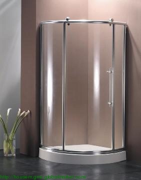 Glidande dusch skärm med aluminiumram