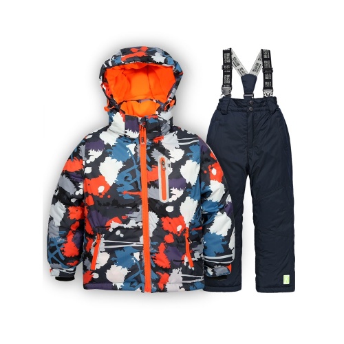 Children printing ski suit