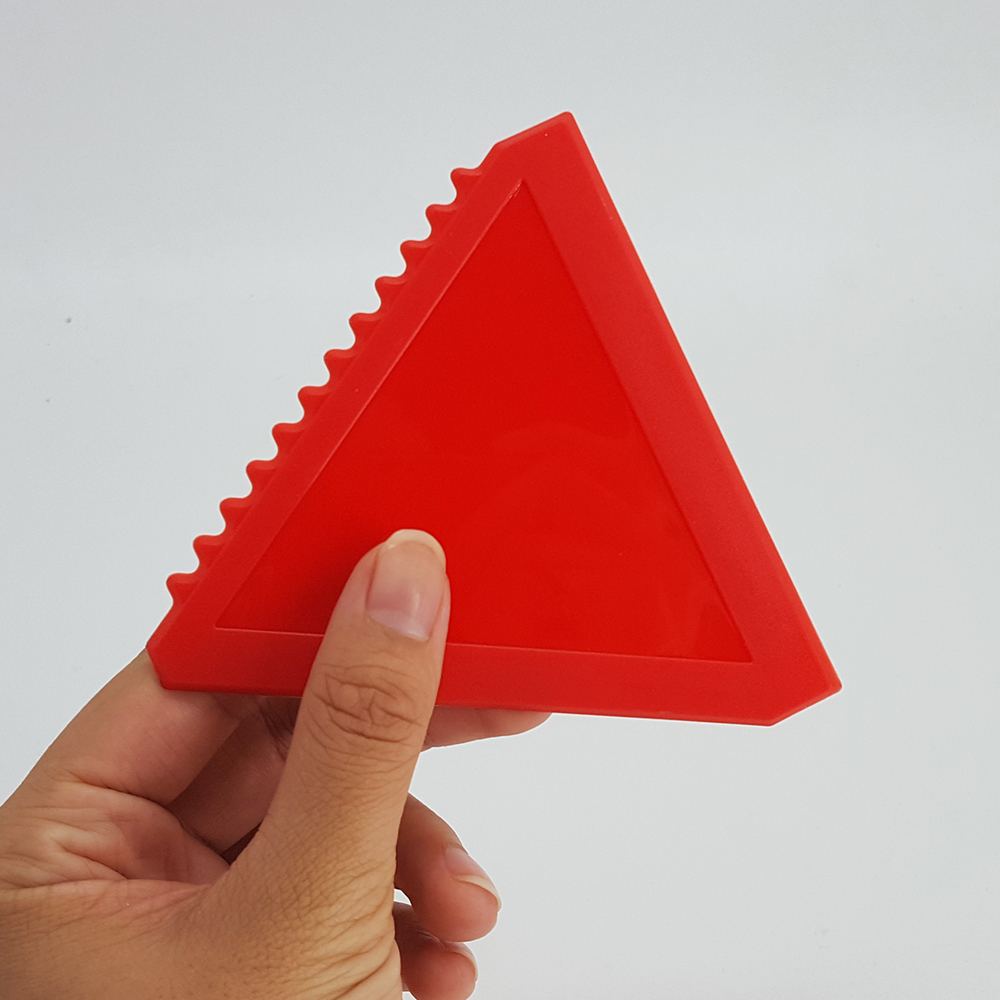 Plastic Gift Triangle Shaped Car Window Freeze Ice Crusher