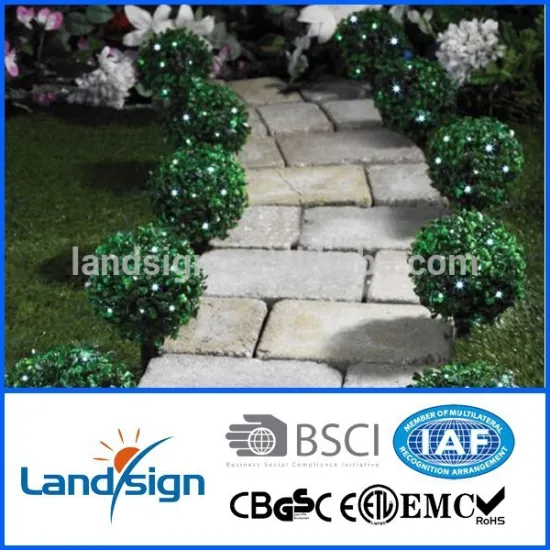 XLTD-800 Cixi Landsign Unique Design Outdoor Decorative Solar Christmas Tree Light For Christmas/Home/Garden Use