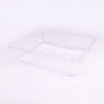 Bandejas de plástico de gran tamaño personalizadas para productos acuáticos: espesor de 0.35 mm