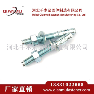 Zinc Plated Carbon Steel Wedge Anchor Bolt
