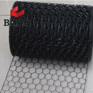 Black Pvc Coated Hexagonal Wire Mesh