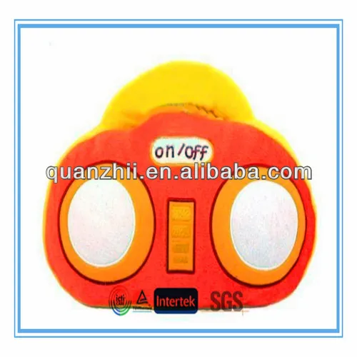 Cute soft stuffed toys voice box 2014 new design