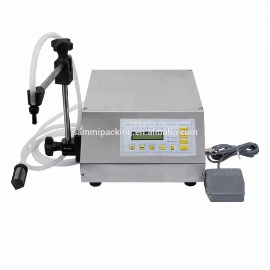New Design GFK-160 Electronic Dosing Pump Liquid Bottling Machine | Small Digital Control Liquid Filling Machine