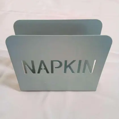 Simple letter vertical paper towel holder