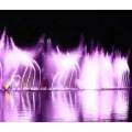 Large modern dancing fountain