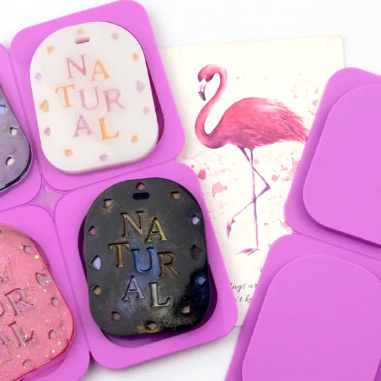 363 Factory Stock 4 Hole Door Shape Letter Design Silicone Candle Molds for Aromatherapy Resin Projects