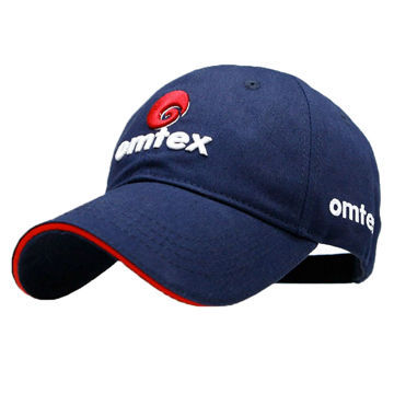 Promotion 100% Cotton Golf Caps with 3D Embroidery