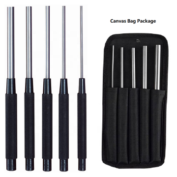 5 Piece Roll Pin Punch Set - Gunsmithing Tool Kit for Watch Repair, Jewelry, and Crafts