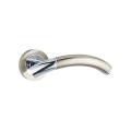 Polished Chrome Round Rose Door Handles