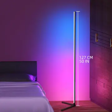 2022 Smart LED Corner Floor Lamp Modern Stand Floor Light LED RGB Floor Lamps