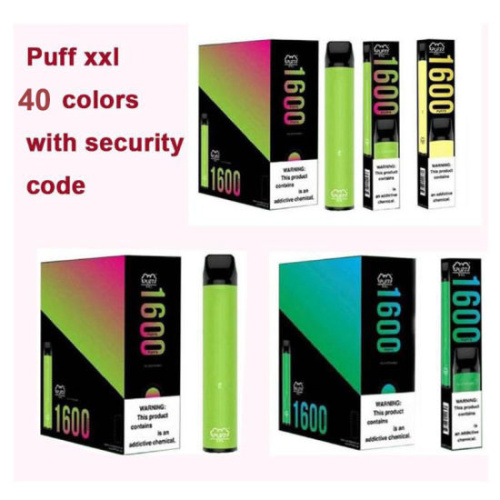 Puff xxl 1600 bocanadas diferentes sabores de vaporizadores dispositivo