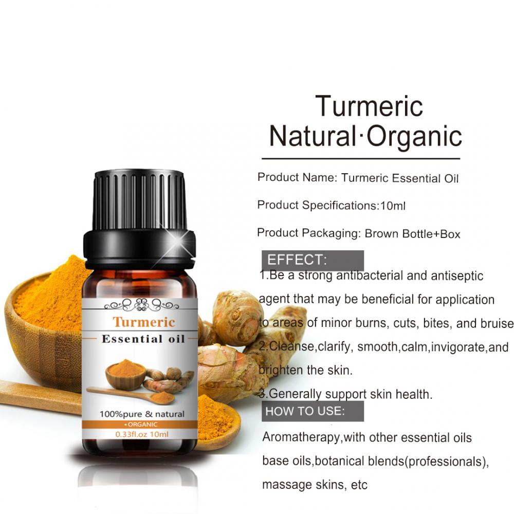 Natural Organic Whitening Anti Acne Turmeric Essential Oil