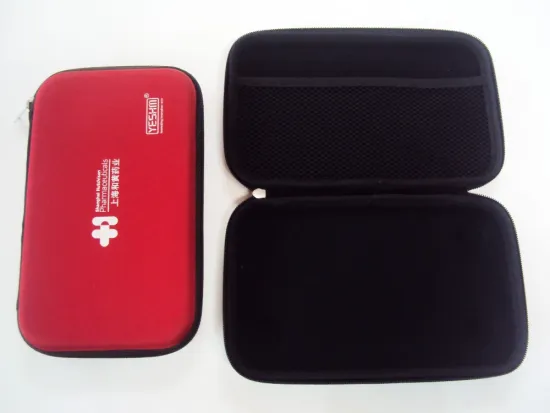 Waterproof EVA zipper carrying travel medicine pills boxes
