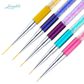 Wholesale Colorful Plastic Nylon Hair Nail Art Liner Brush Supplier - Fangkle
