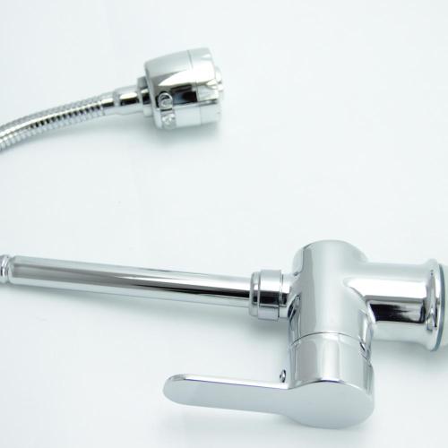 Goose Neck Flexible Pipe Pull Down Basin Faucet