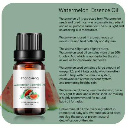 Watermelon fragrance oil OEM 100% pure natural watermelon aromatherapy oil for Diffuser, Soaps, Candles, Massage, Perfume