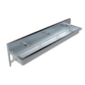 wall mount stainless steel wash trough