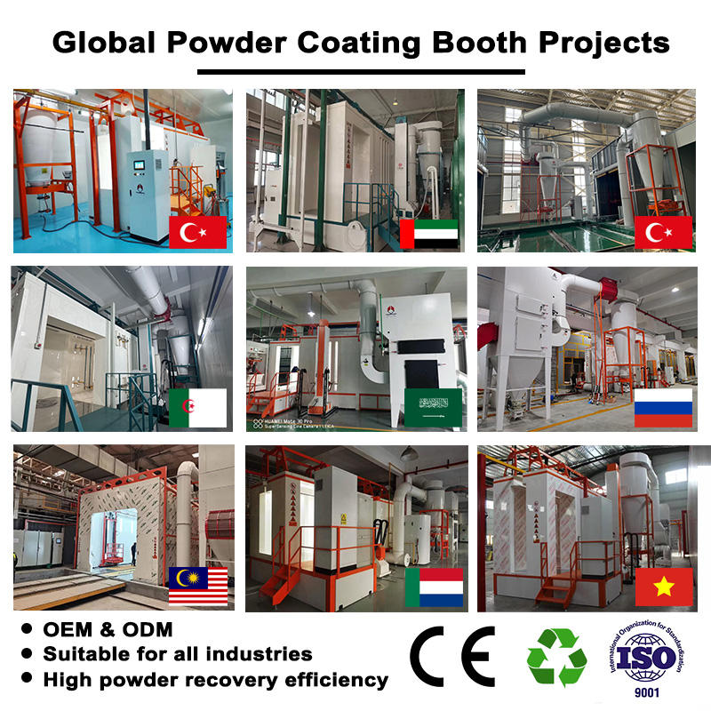 Global Powder Coating Booth Projects