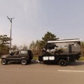 Трейлер для кемпинга на открытом воздухе RV Camper Pop Up