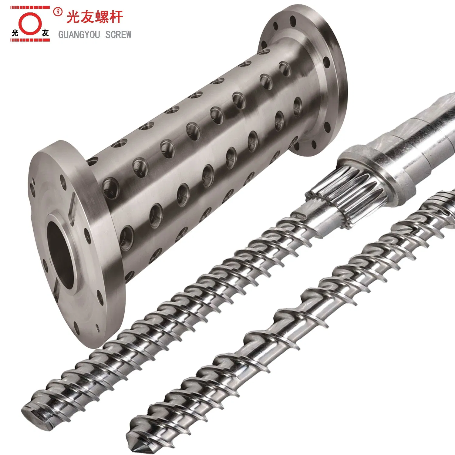 Ang corrosion-resistant screw at bariles para sa paghahalo ng goma