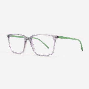 Super thin Square or Rectangle Acetate Men's Frames