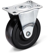 Industry Black Rubber Wheel solid rubber caster swivel