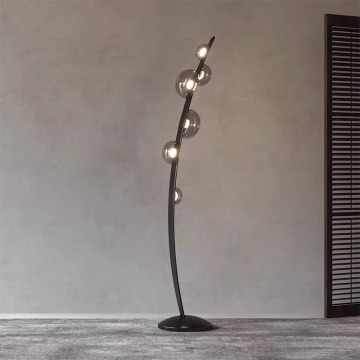 Nordic Modern Style LED Floor Lamp for Bedroom, Beauty Salon, Hotel, and Living Room