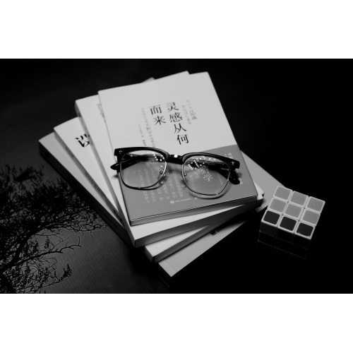 Black and white book/magazine