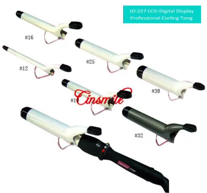 Portable White Hair Curling Irons 100v For Home , Electric Curling Iron