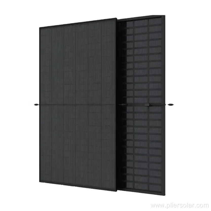 Trina all black bifacial 430W solar panels