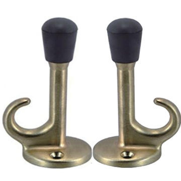 Door Stop with Hook, High Quality, Deluxe, Made of Zinc Alloy, Manufacturer