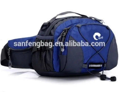 Waterproof running waist bag shoulder bag