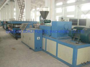 Recycled PE PP WPC Board Production Line With Two Screw Ext